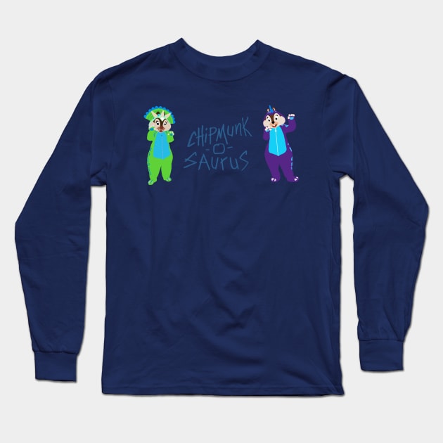 Chip and dale Long Sleeve T-Shirt by Hundred Acre Woods Designs